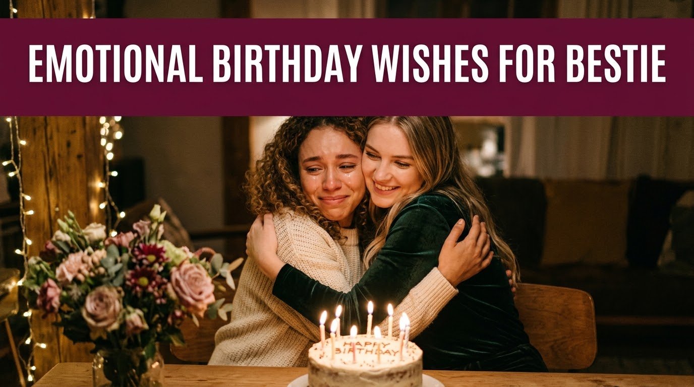 Emotional Birthday Wishes for Bestie