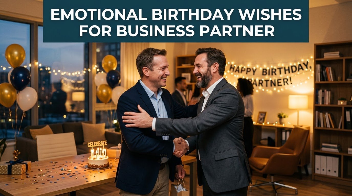 Emotional Birthday Wishes for Business Partner