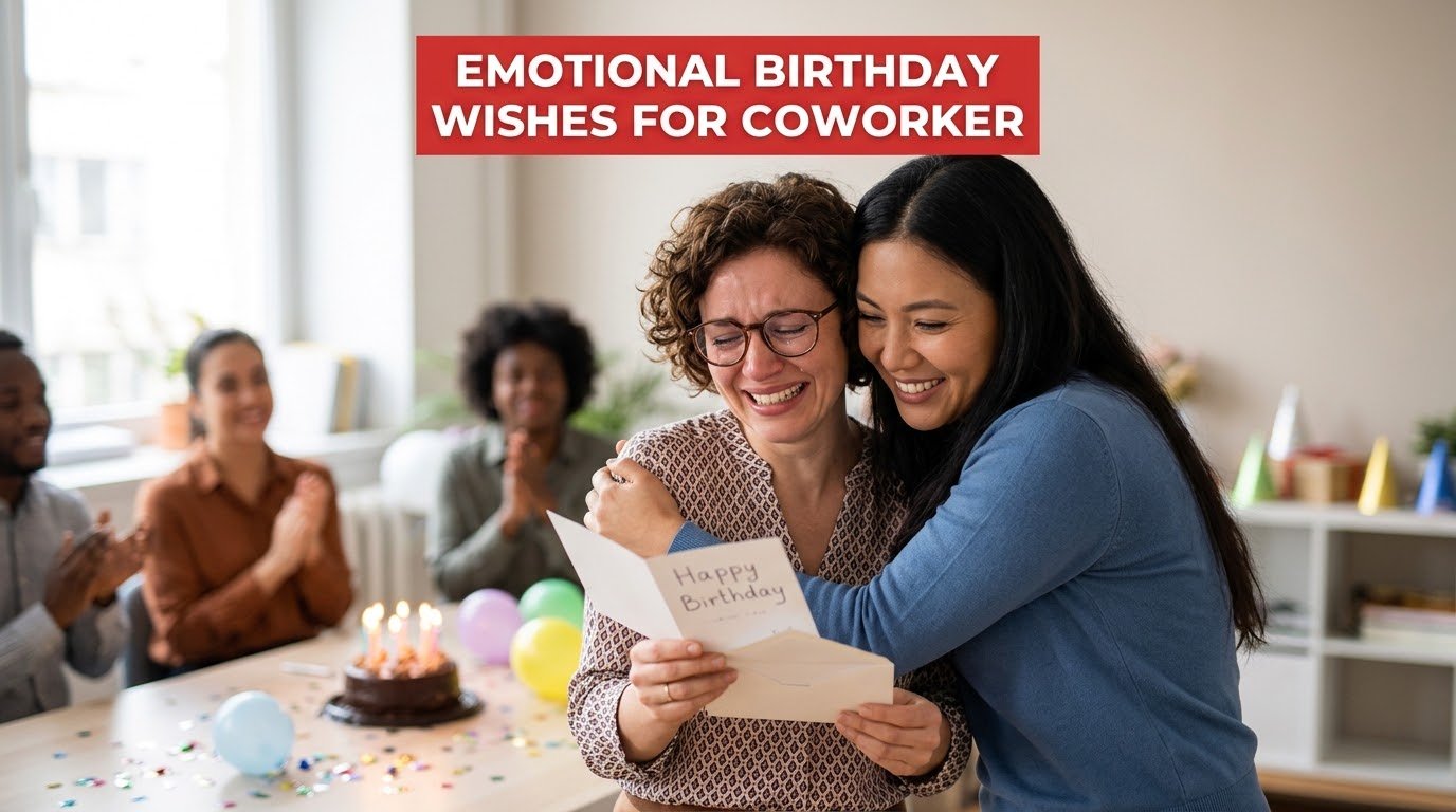 Emotional Birthday Wishes for Coworker