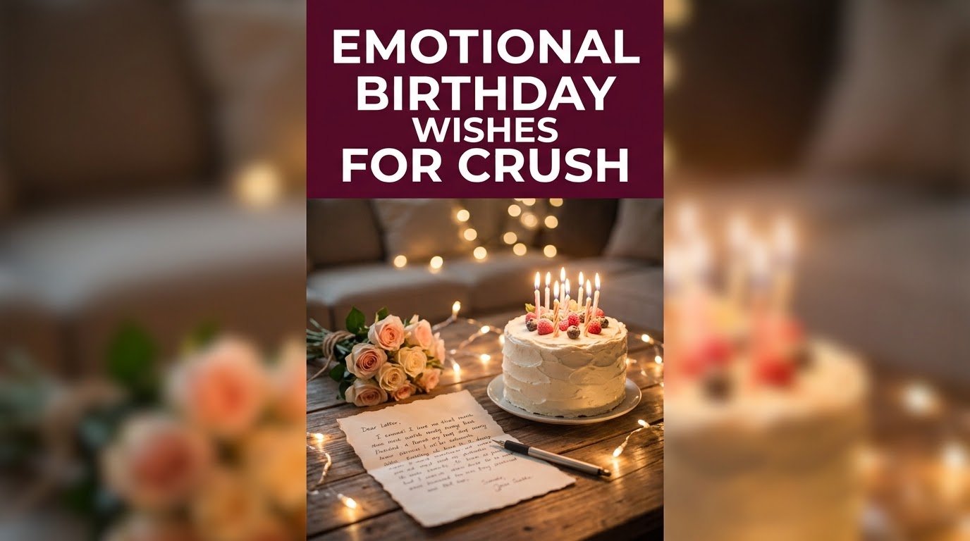 Emotional Birthday Wishes for Crush