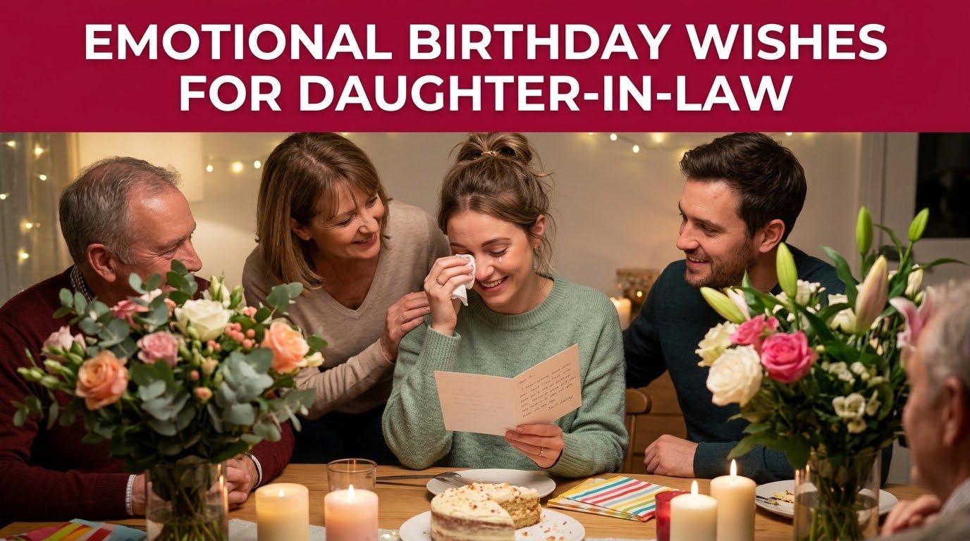 Emotional Birthday Wishes for Daughter-in-Law