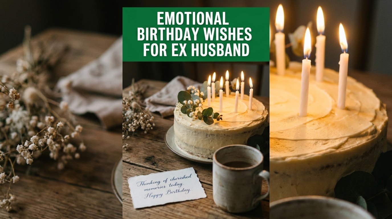 Emotional Birthday Wishes for Ex Husband