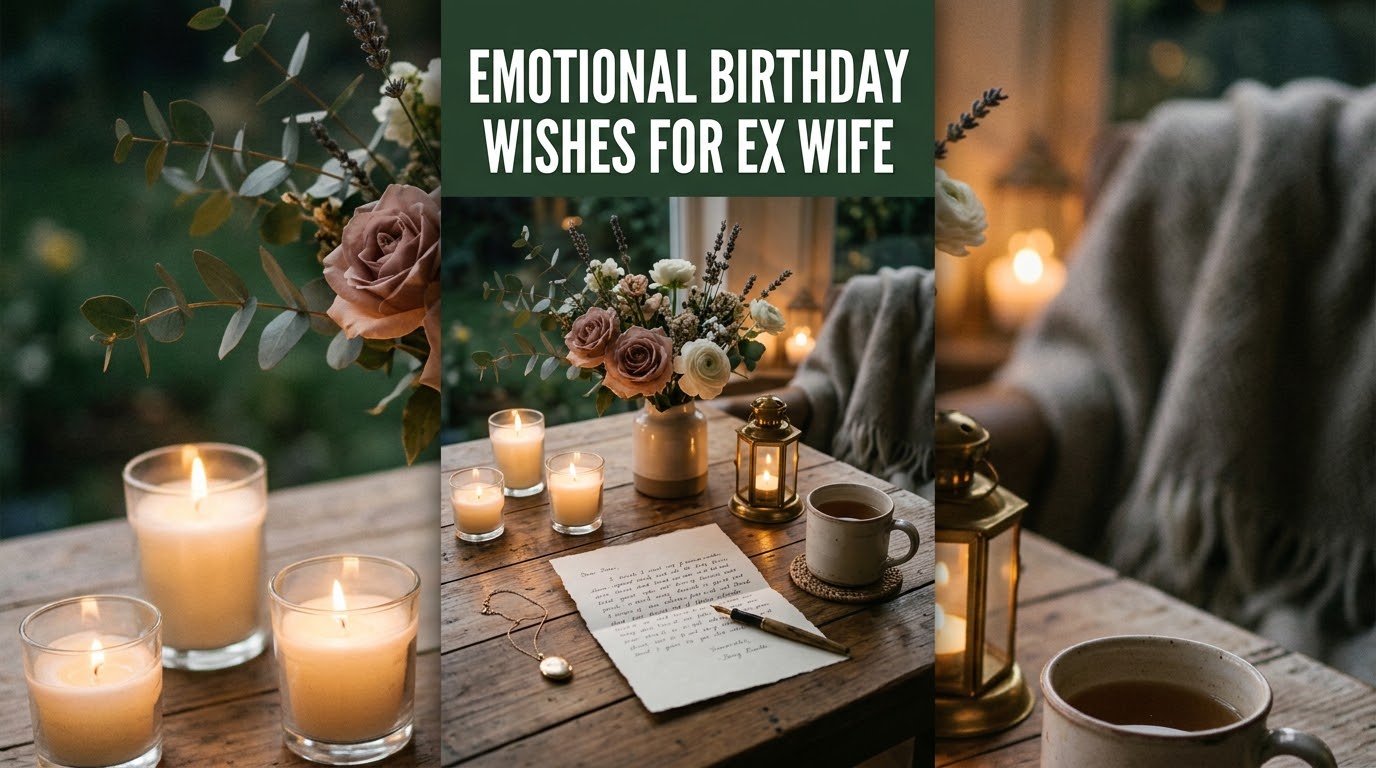 Emotional Birthday Wishes for Ex Wife