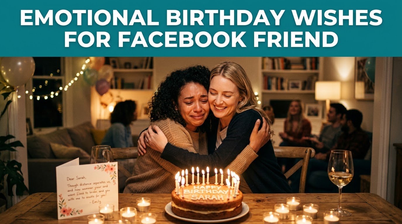 Emotional Birthday Wishes for Facebook Friend