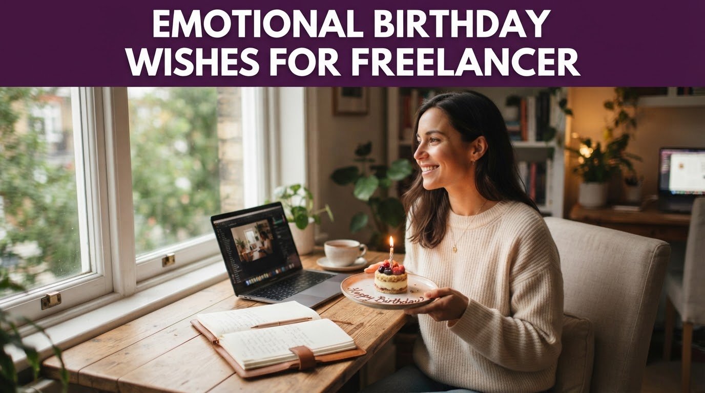 Emotional Birthday Wishes for Freelancer
