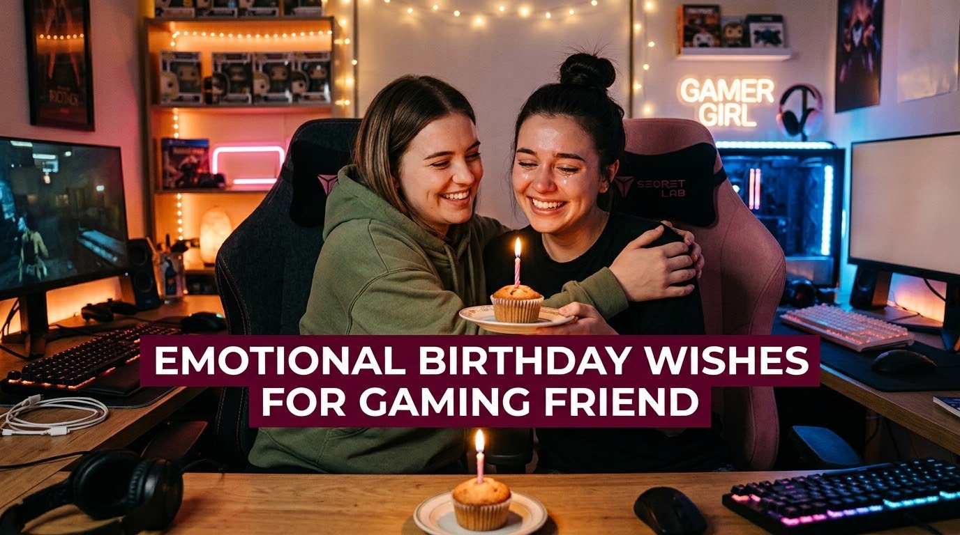 Emotional Birthday Wishes for Gaming Friend