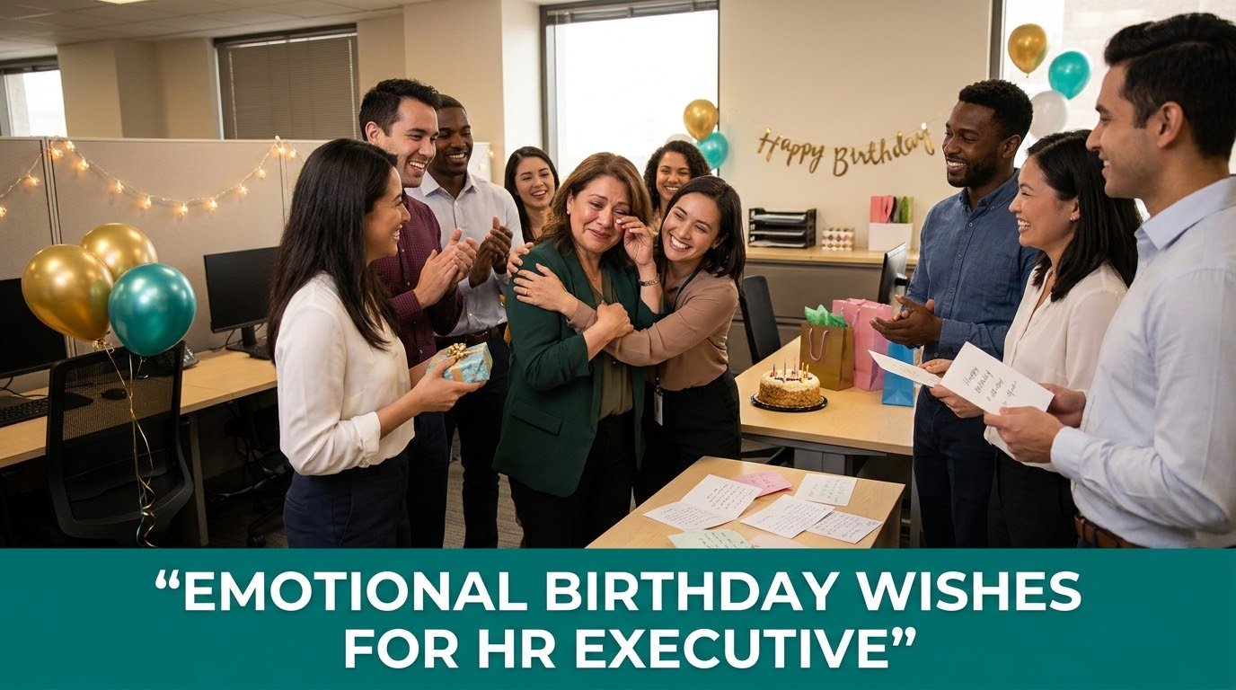 Emotional Birthday Wishes for HR Executive