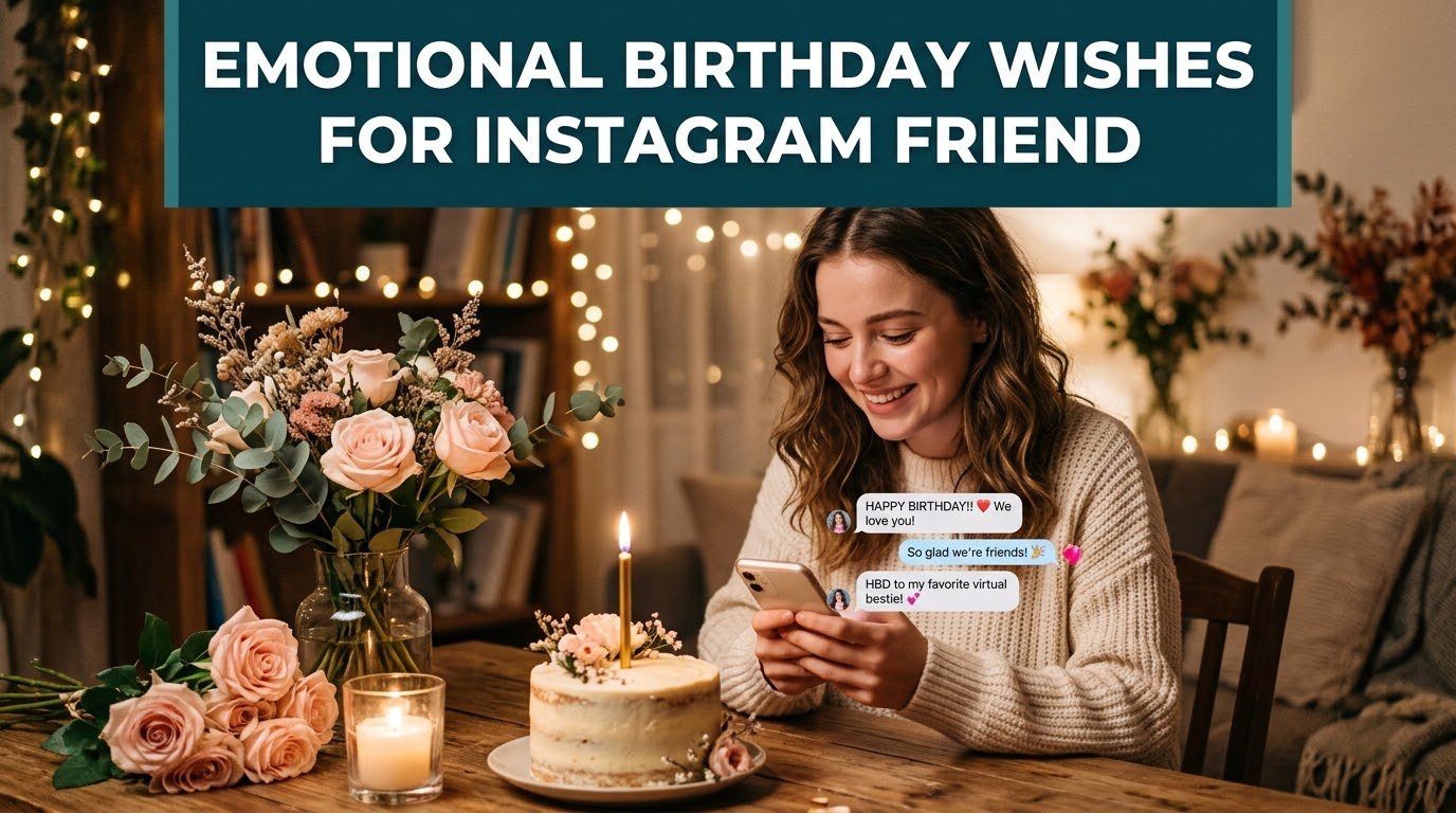 Emotional Birthday Wishes for Instagram Friend