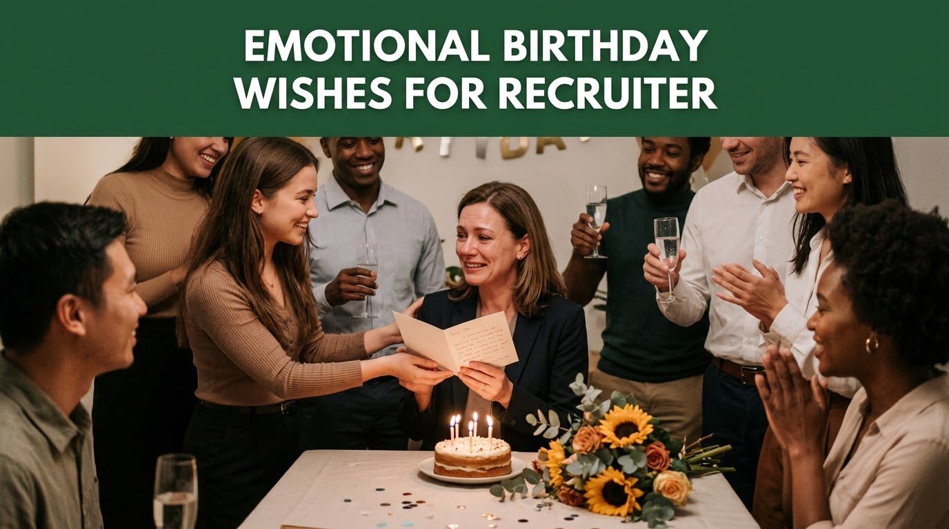 Emotional Birthday Wishes for Recruiter