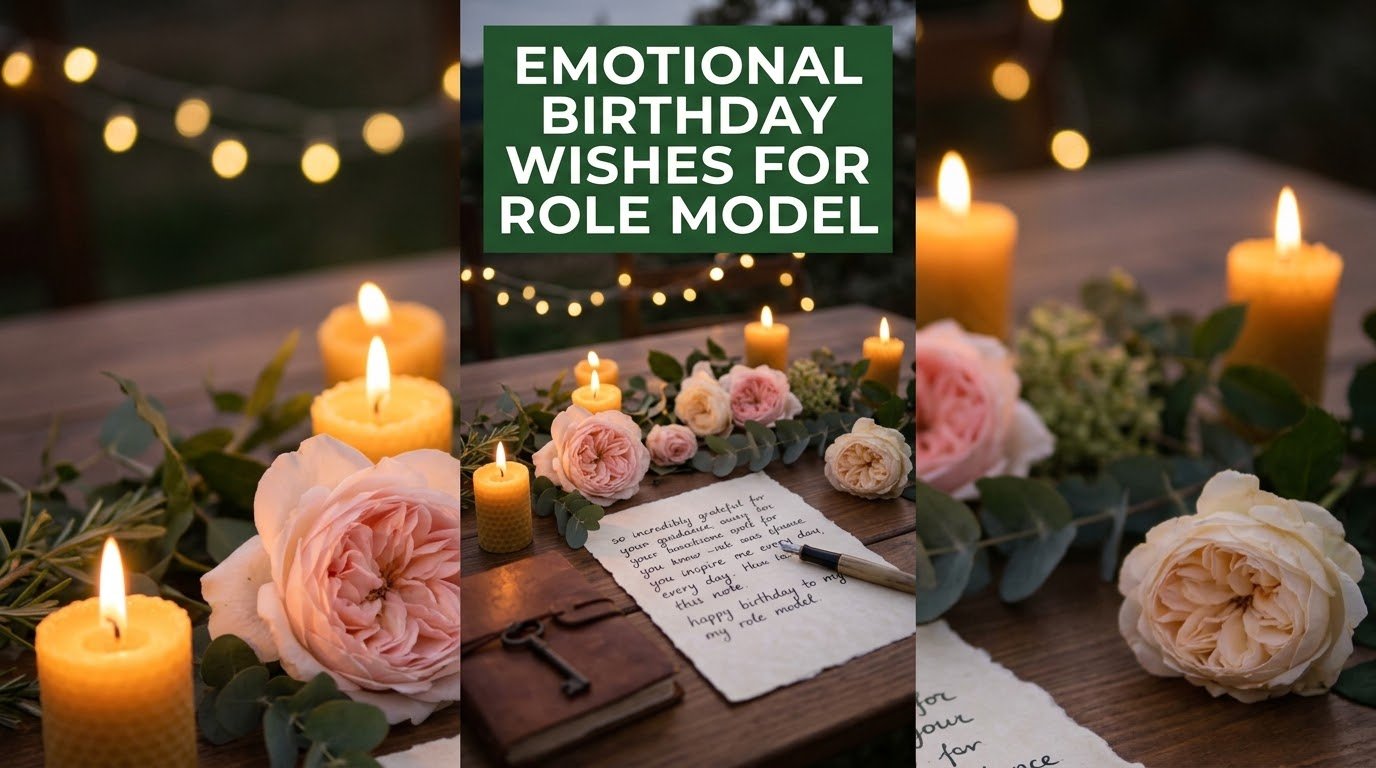 Emotional Birthday Wishes for Role Model