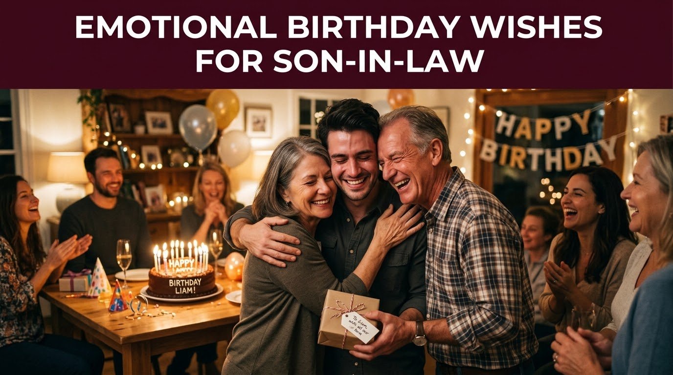 Emotional Birthday Wishes for Son-in-Law