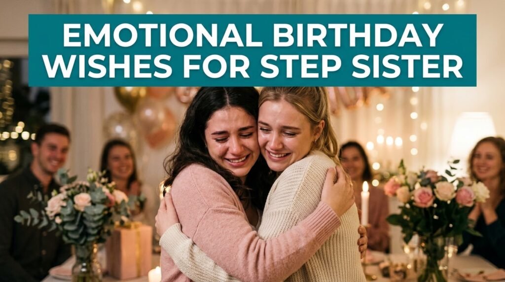 Emotional Birthday Wishes for Step Sister