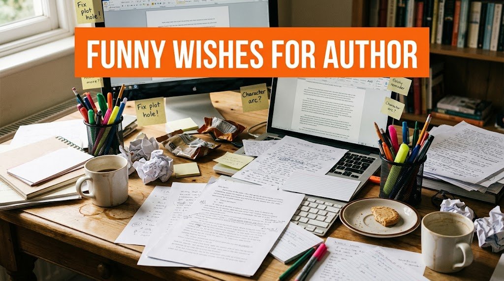 Funny Birthday Wishes for Author