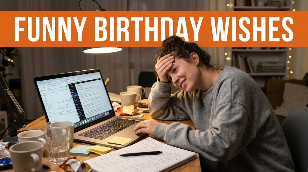 Funny Birthday Wishes for Blogger