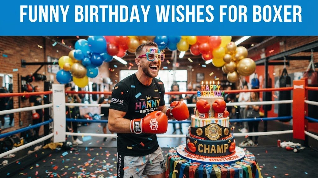 Funny Birthday Wishes for Boxer