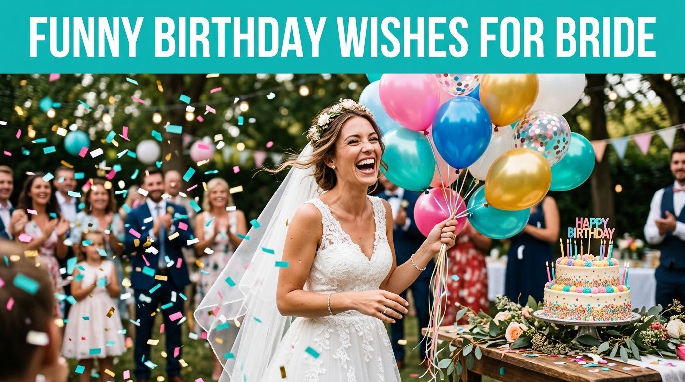Funny Birthday Wishes for Bride