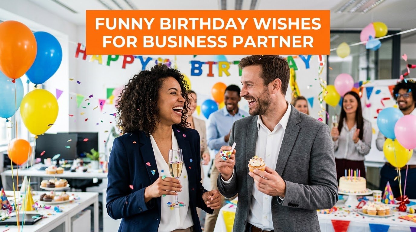 Funny Birthday Wishes for Business Partner