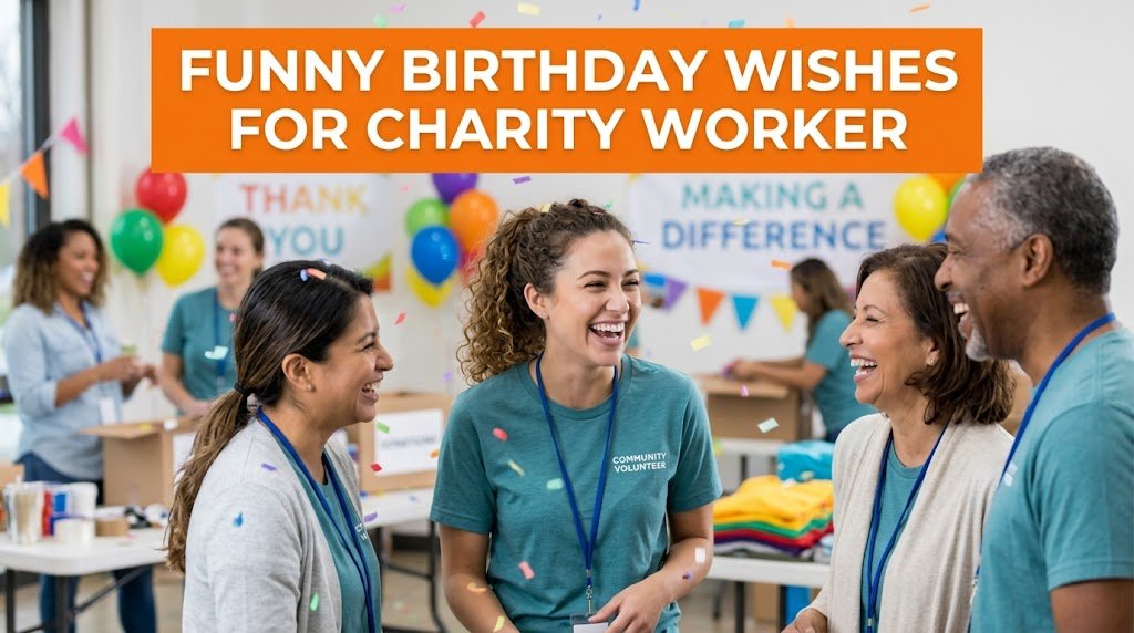 Funny Birthday Wishes for Charity Worker