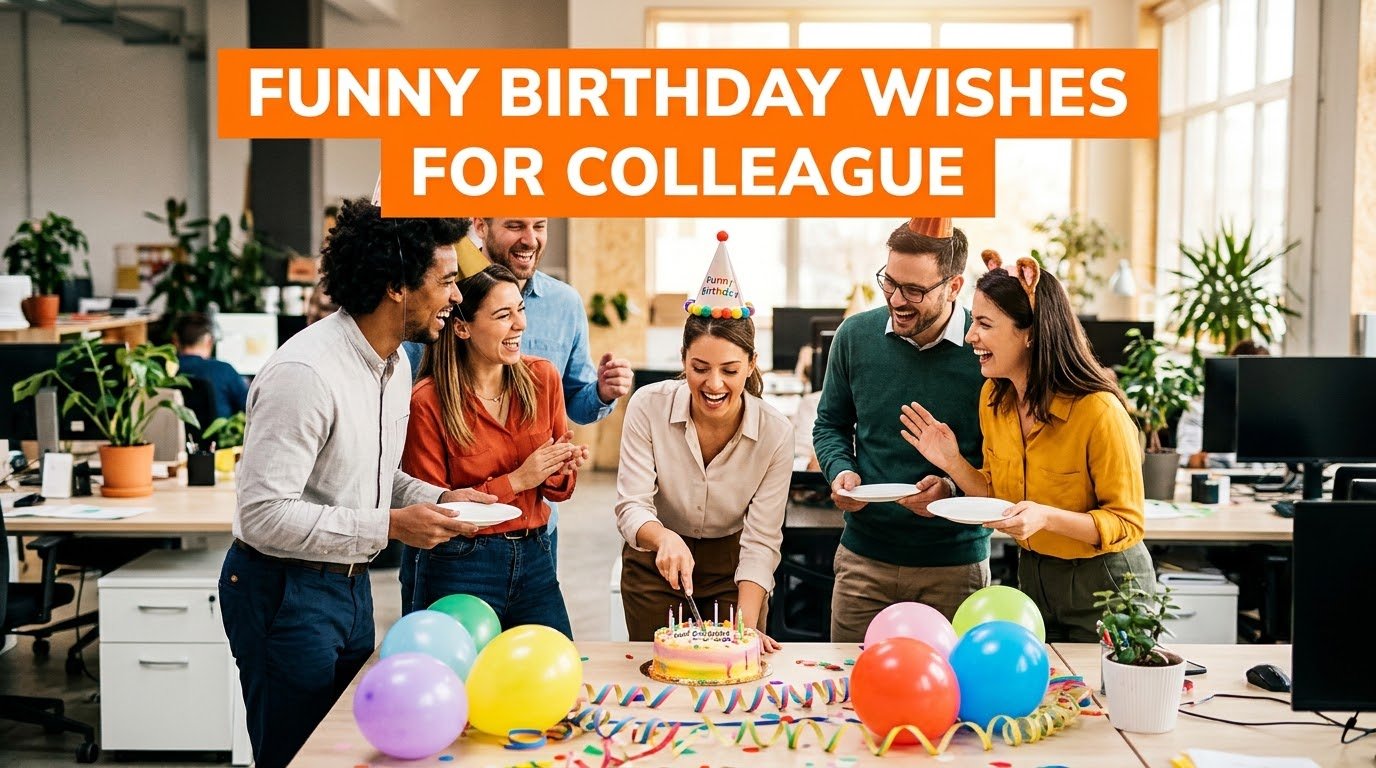 Funny Birthday Wishes for Colleague