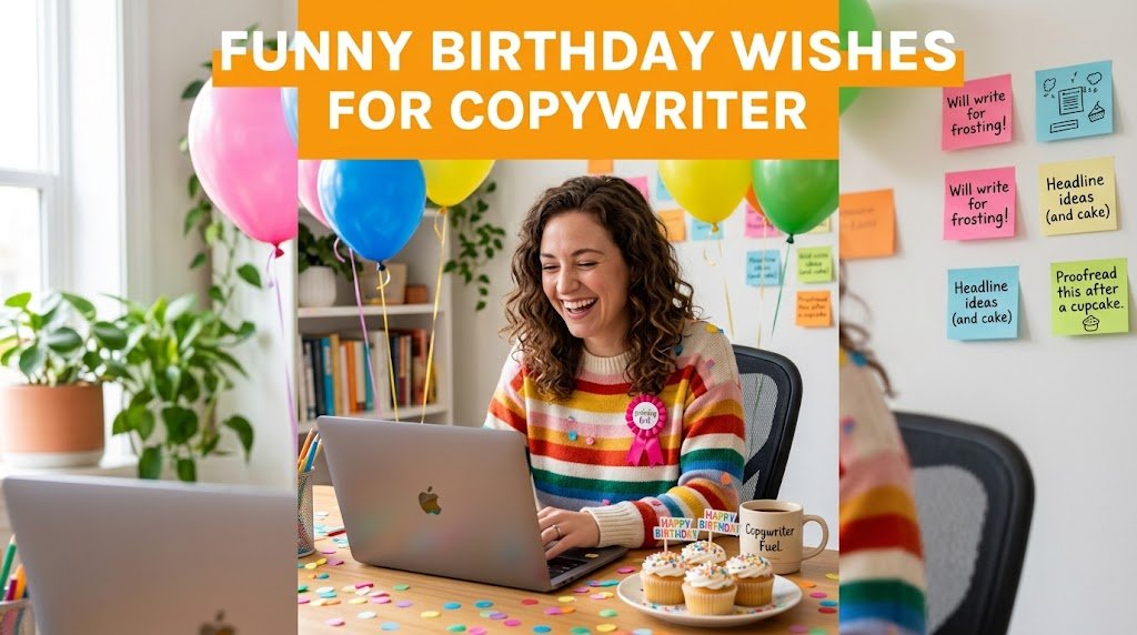 Funny Birthday Wishes for Copywriter
