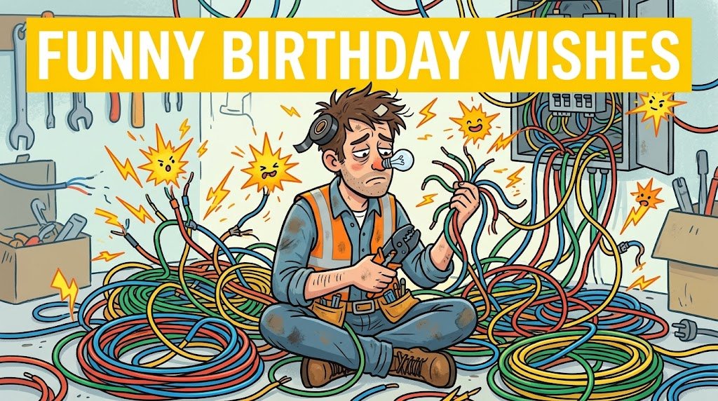 Funny Birthday Wishes for Electrician