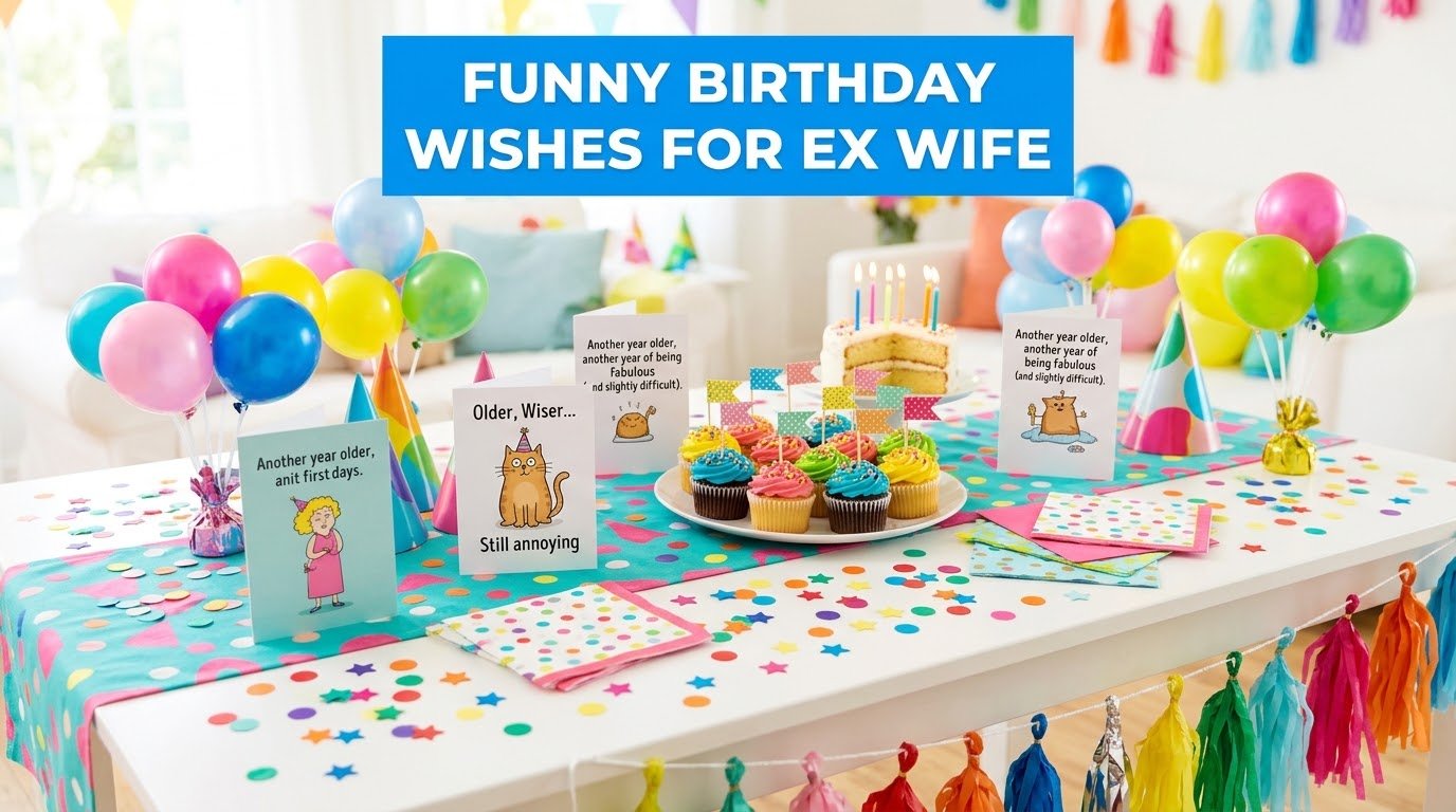 Funny Birthday Wishes for Ex Wife