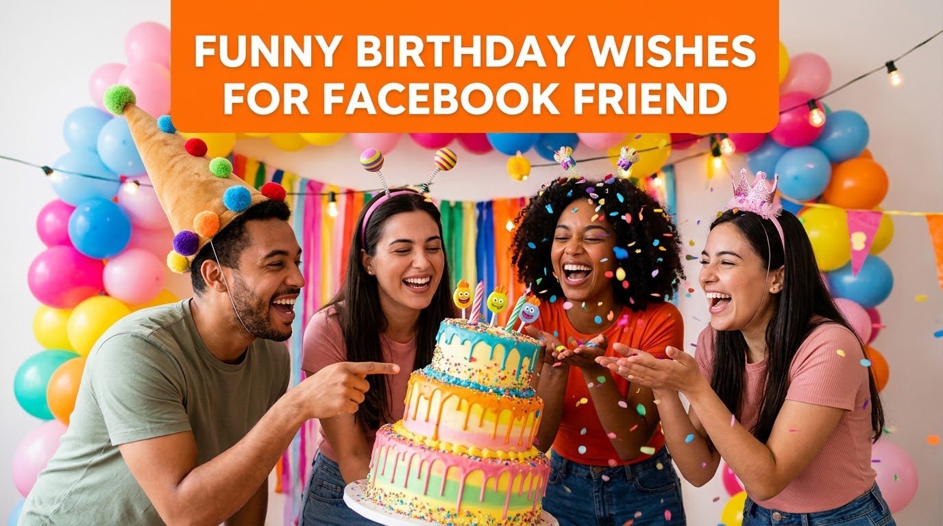 Funny Birthday Wishes for Facebook Friend