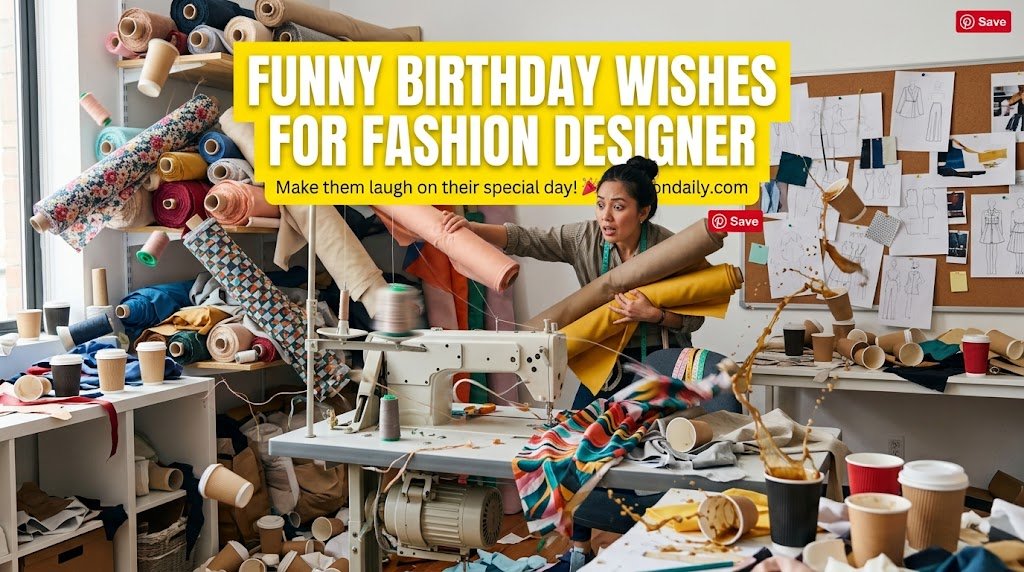 Funny Birthday Wishes for Fashion Designer