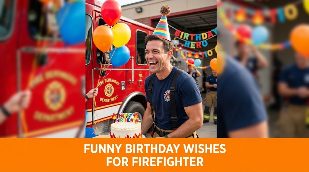 Funny Birthday Wishes for Firefighter