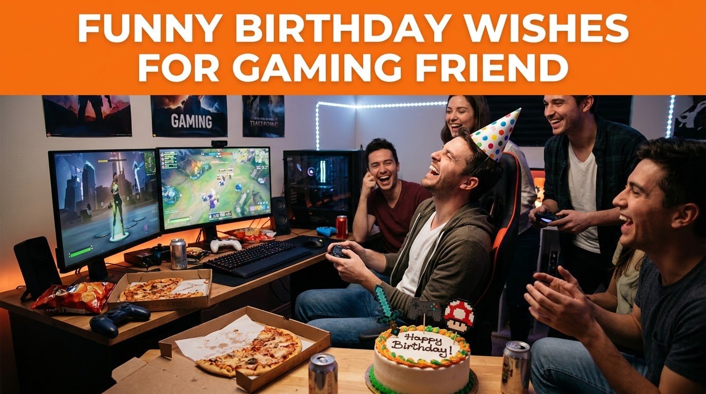 Funny Birthday Wishes for Gaming Friend