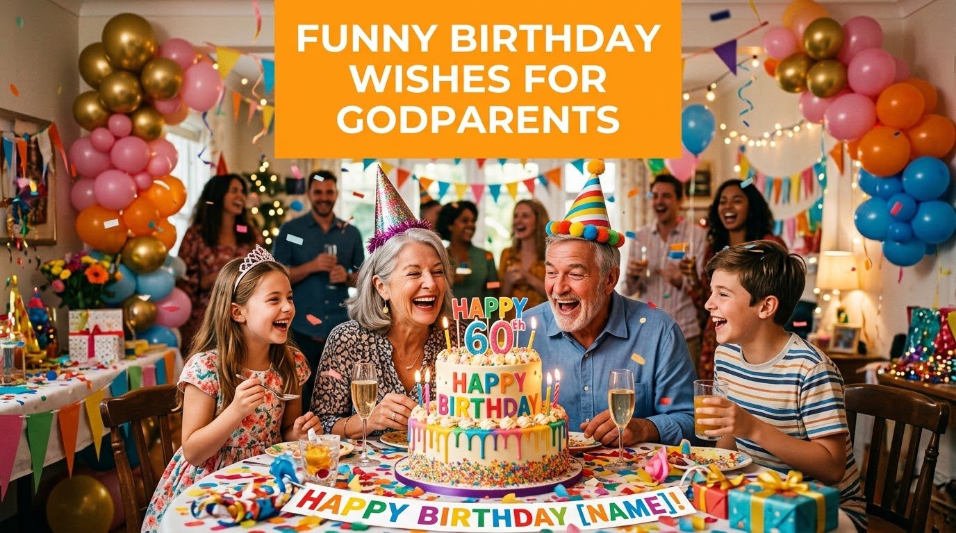 Funny Birthday Wishes for Godparents