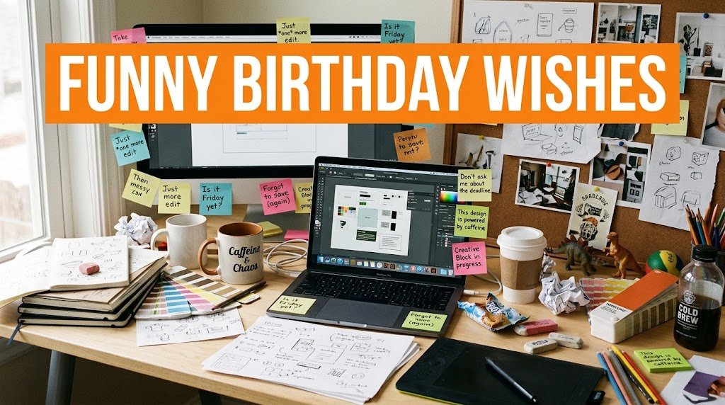 Funny Birthday Wishes for Graphic Designer