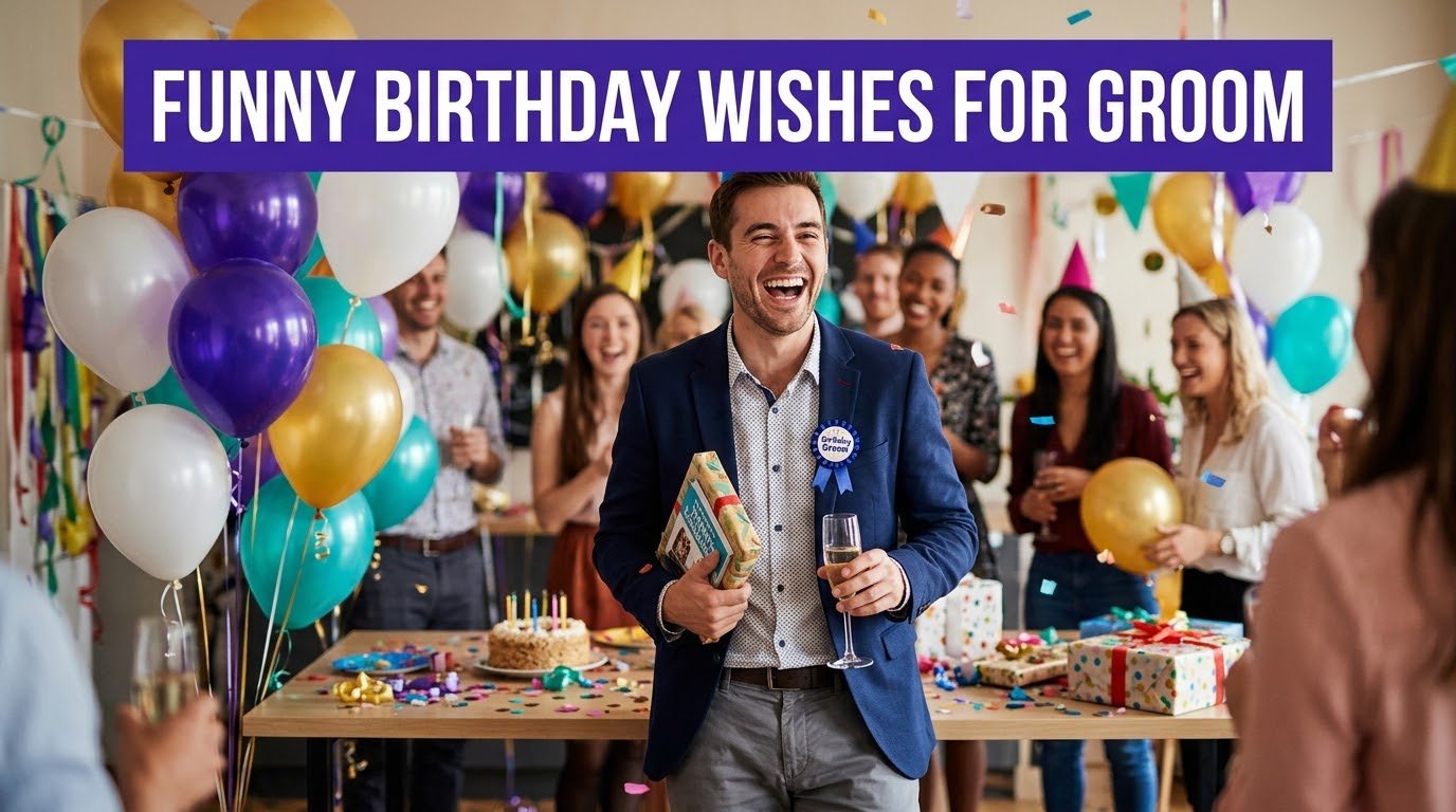 Funny Birthday Wishes for Groom