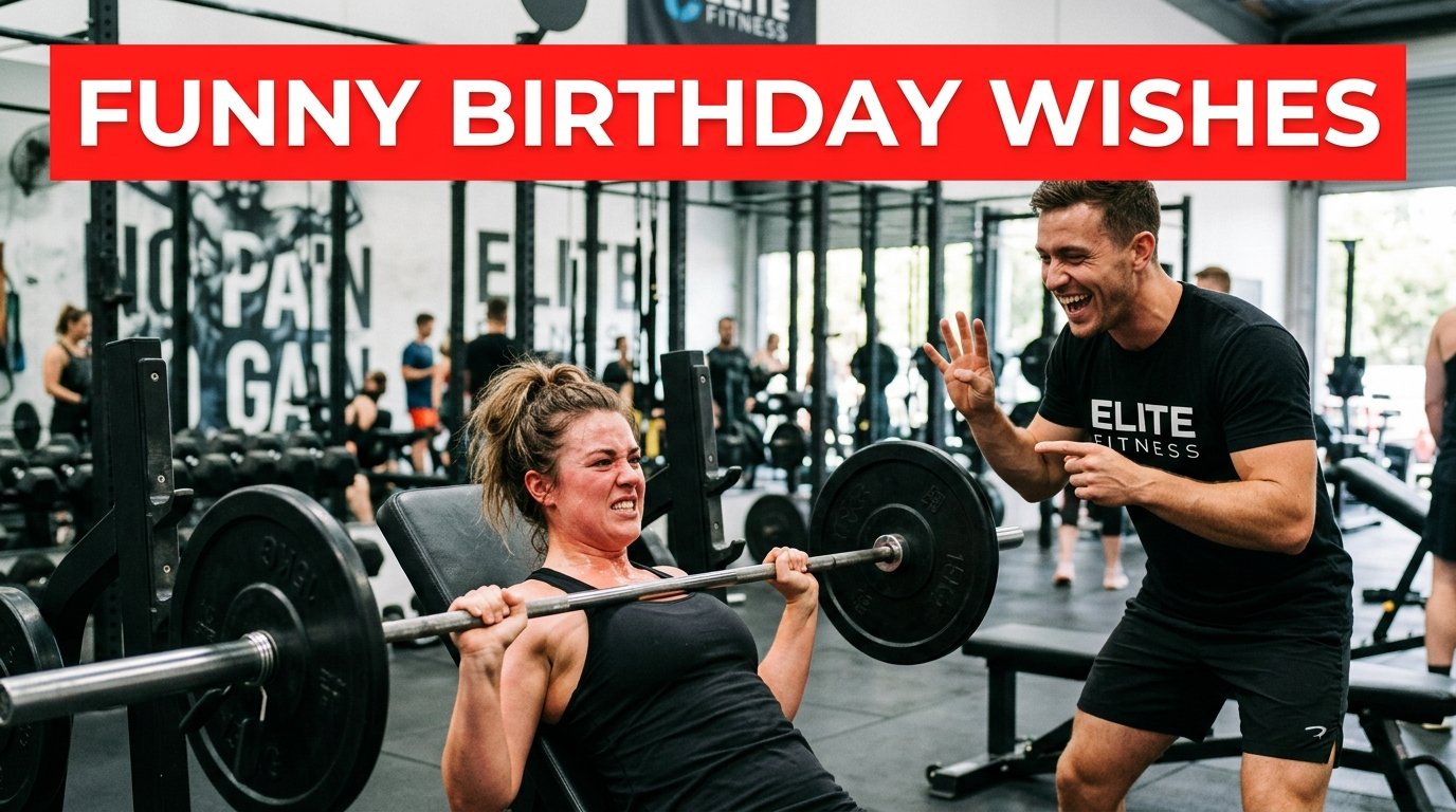 Funny Birthday Wishes for Gym Trainer