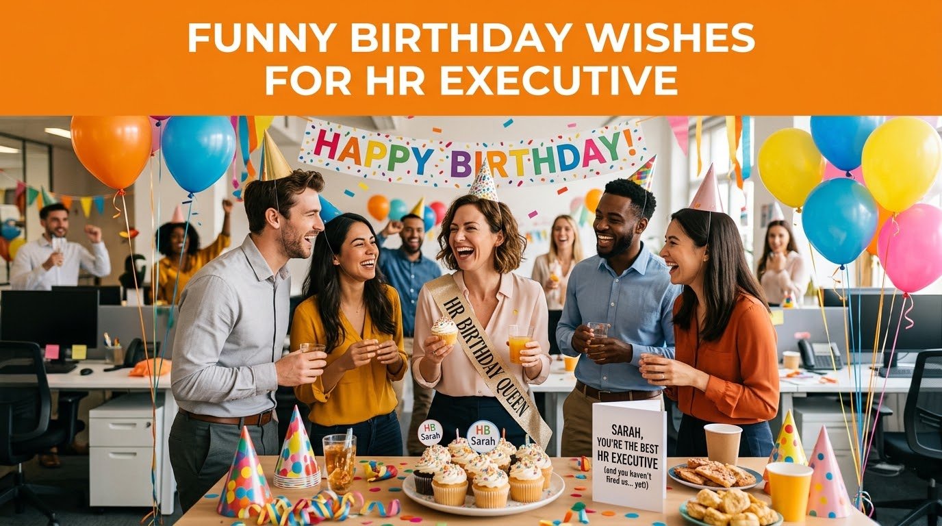 Funny Birthday Wishes for HR Executive