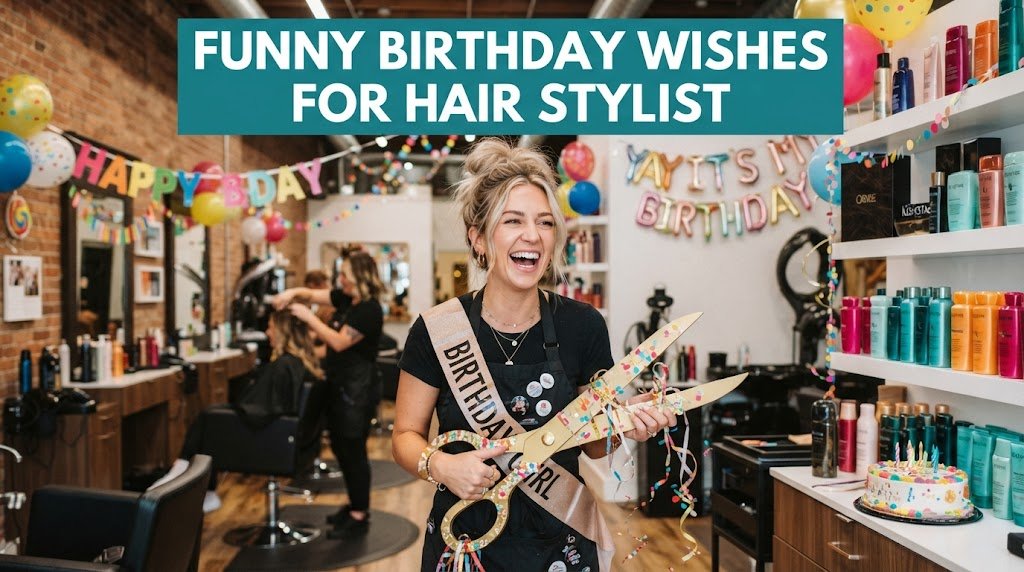 Funny Birthday Wishes for Hair Stylist