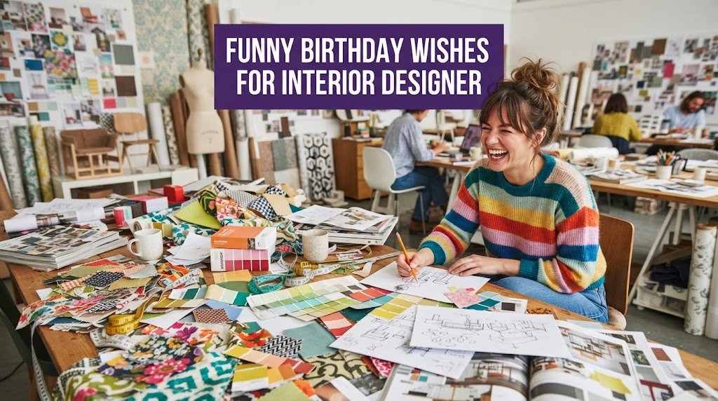 Funny Birthday Wishes for Interior Designer