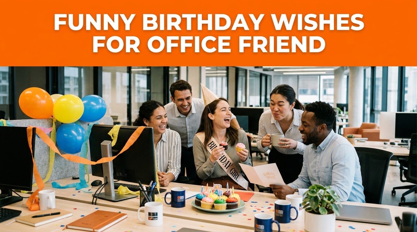 Funny Birthday Wishes for Office Friend