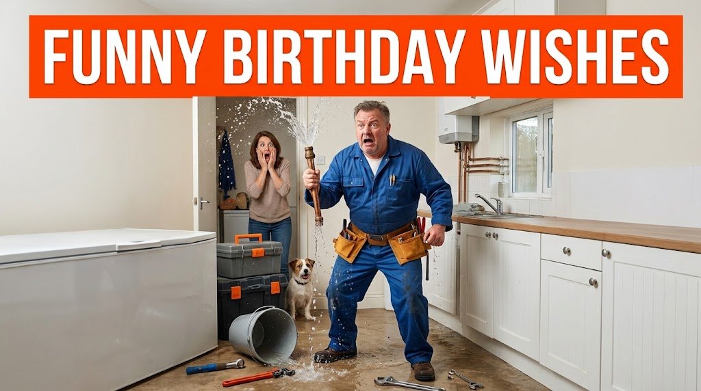 Funny Birthday Wishes for Plumber