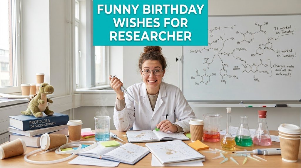Funny Birthday Wishes for Researcher