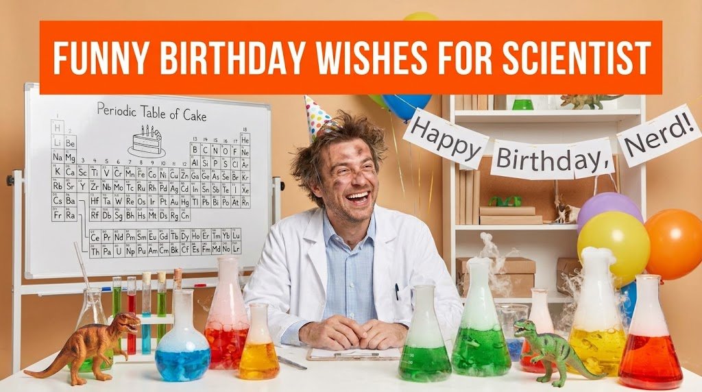 Funny Birthday Wishes for Scientist