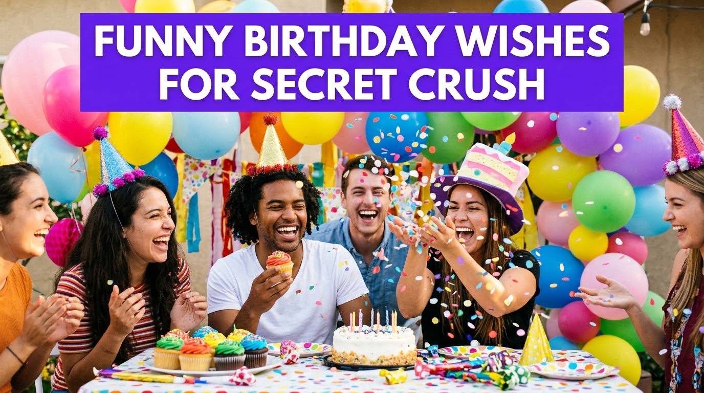 Funny Birthday Wishes for Secret Crush