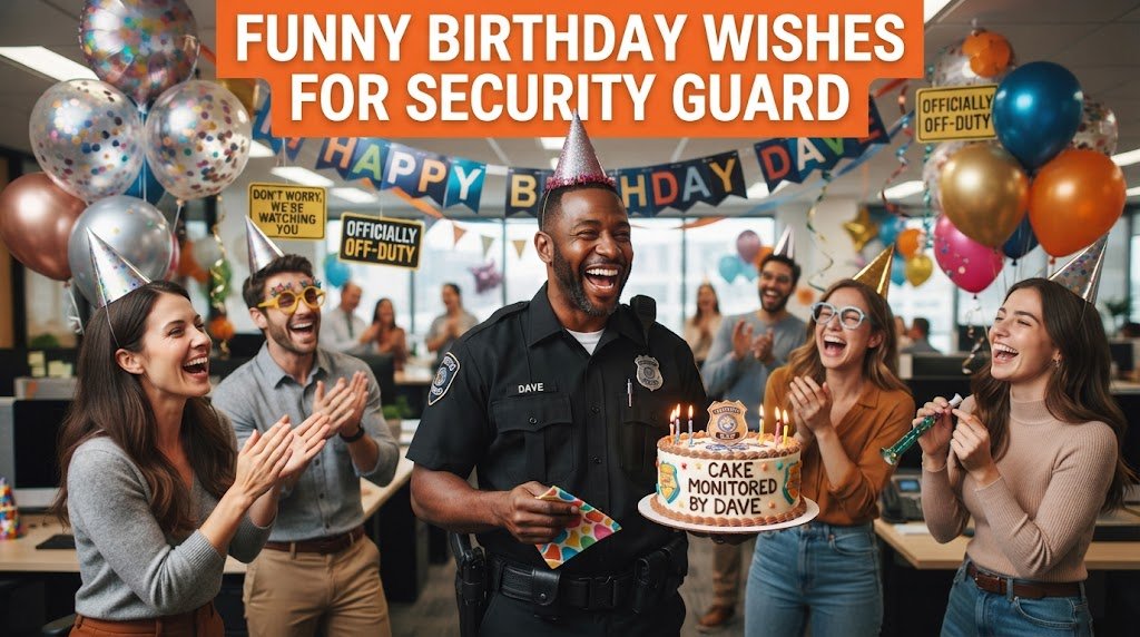Funny Birthday Wishes for Security Guard