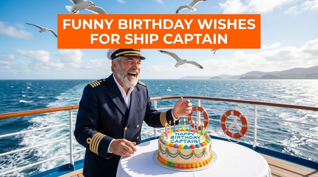 Funny Birthday Wishes for Ship Captain