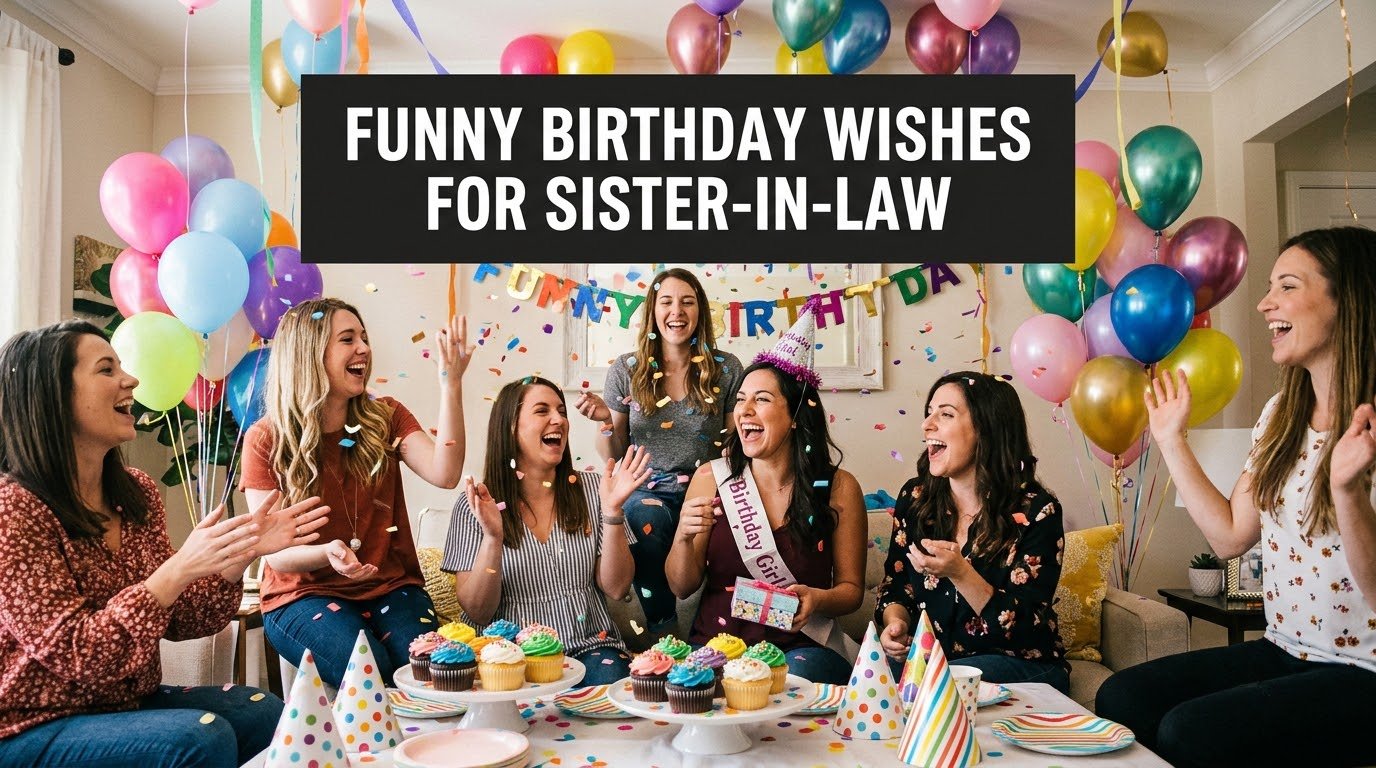 Funny Birthday Wishes for Sister-in-Law