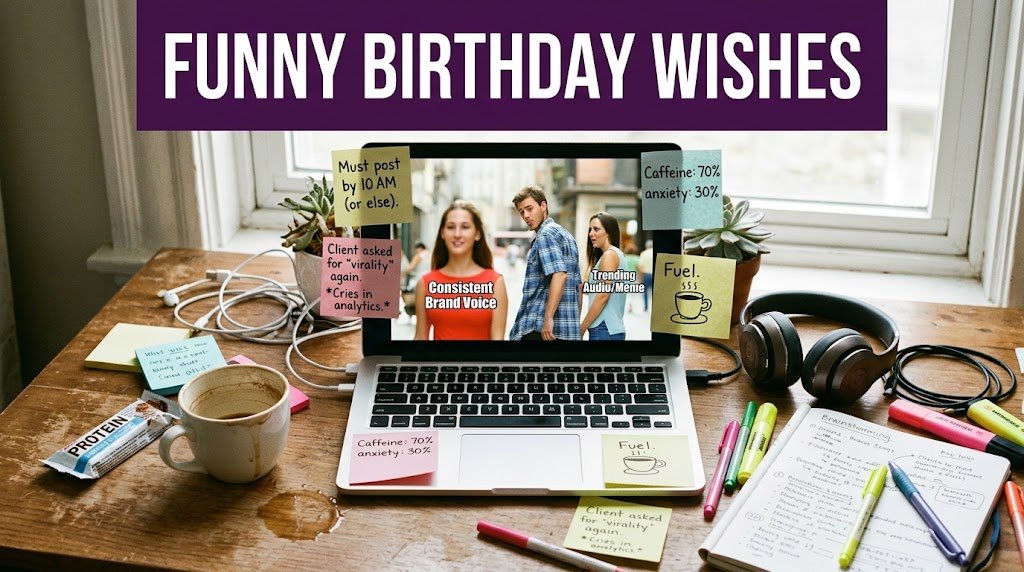 Funny Birthday Wishes for Social Media Manager