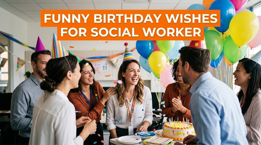 Funny Birthday Wishes for Social Worker