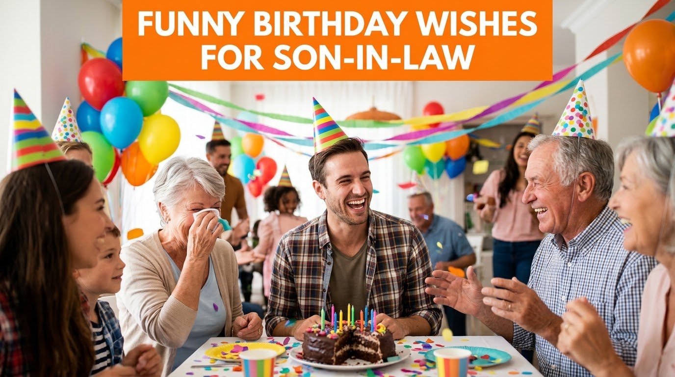 Funny Birthday Wishes for Son-in-Law