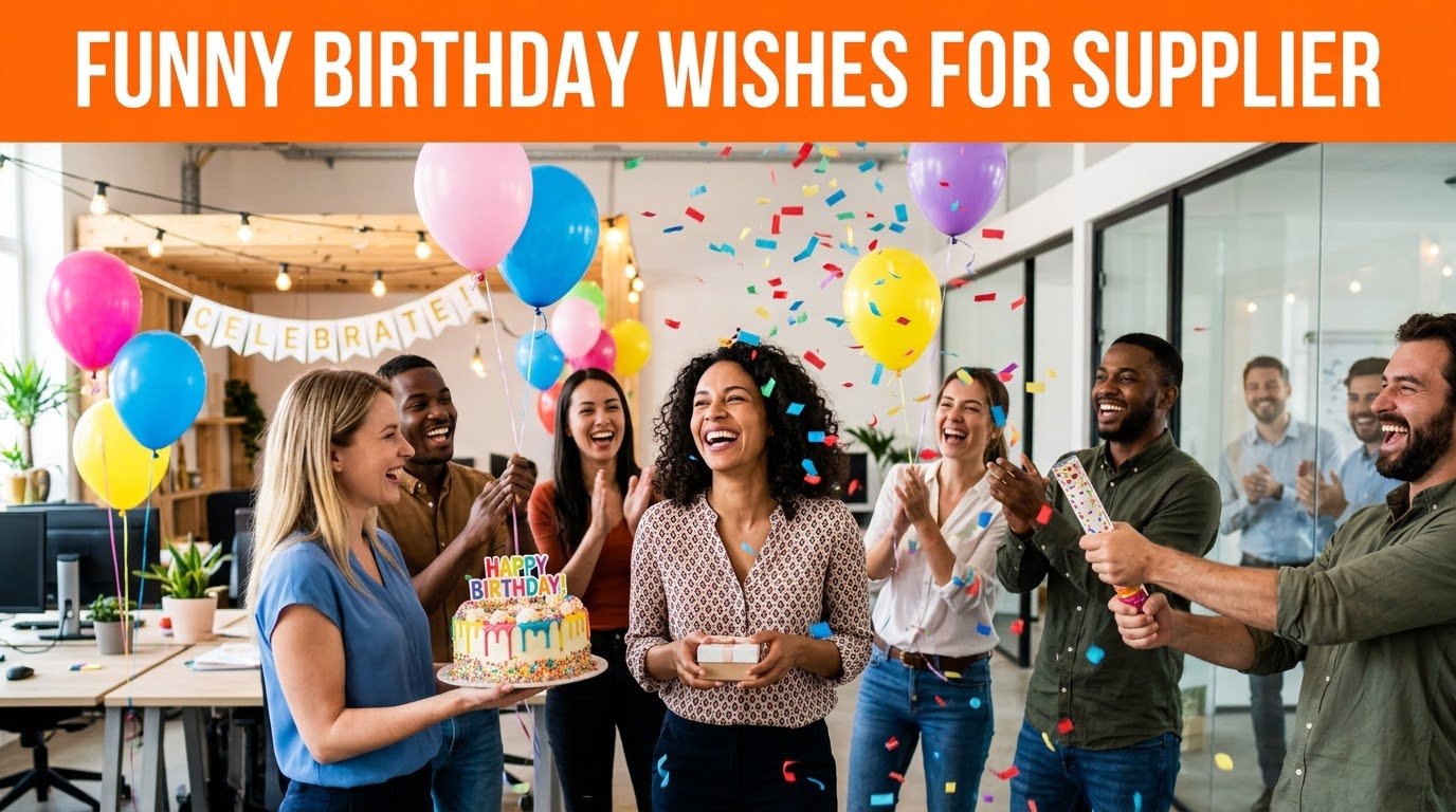 Funny Birthday Wishes for Supplier