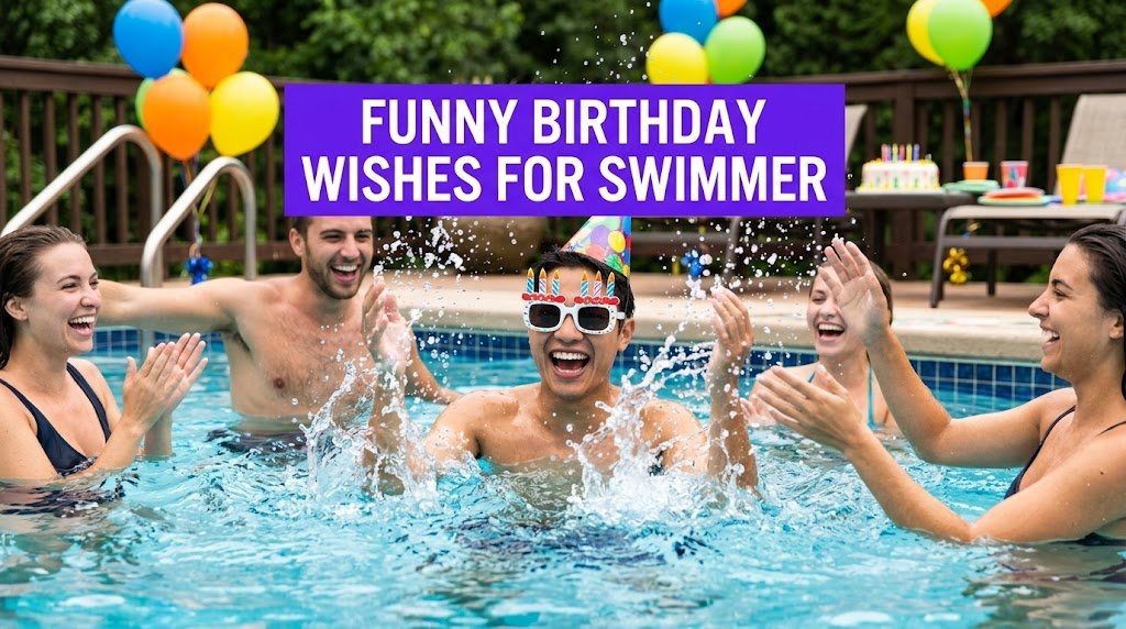 Funny Birthday Wishes for Swimmer
